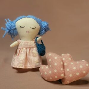 sunflower doll (blue)