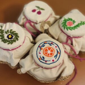 jar covers(white)